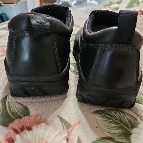 #550- Lands' End Women's Casual Leather Brown or Black Slip-On Shoes - Picture 8 of 11